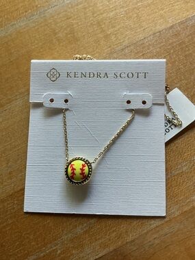 Kendra Scott Softball Necklace